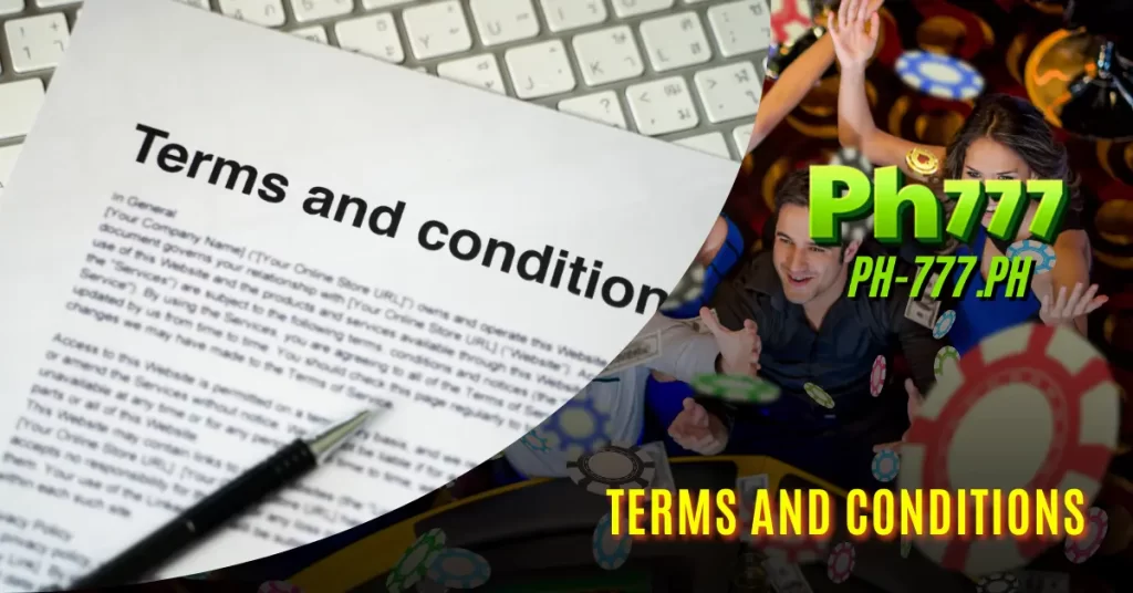 Terms and conditions